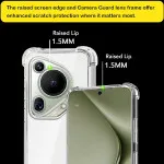 Huawei Pura 70 Ultra Clear TPU Case, Military-Grade Protection Cover