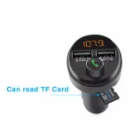 Dual USB FM Transmitter Car Charger Adaptor, 3.6A QC 3.0 Cigarette Lighter USB Adapter