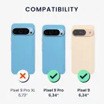 Google Pixel 9 Pro Case - Soft TPU Silicone Cover with Soft Finish - Shockproof & Scratch-Resistant - (Fruity Orange)