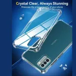 Nokia G42 5G Slim Clear Case with Built-in Screen Protector - Flexible Bumper, Shockproof Transparent Cover