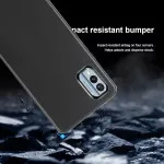 Nokia X30 5G Slim Silicone Shockproof Gel Phone Case - Lightweight & Durable Cover - Black