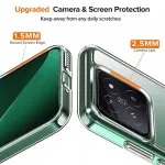 Transparent Slim Silicone Case for Xiaomi 14 – Shockproof Protective Back Cover