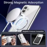 MagSafe-Compatible Case for Samsung Galaxy S24 Ultra - Shockproof Clear Slim Protective Cover