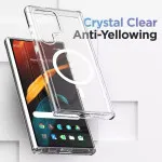 MagSafe-Compatible Case for Samsung Galaxy S24 Ultra - Shockproof Clear Slim Protective Cover