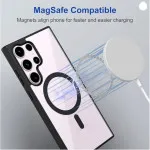 Sleek Shockproof Magnetic Case with Magsafe Compatibility | Reliable Protection for Samsung S24 Ultra