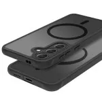 Magnetic Case for Samsung Galaxy S24 Plus | Shockproof Translucent Matte Back | MagSafe Compatible