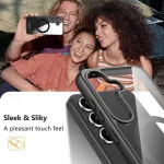 Loadbasket Shockproof Magnetic Case for Samsung Galaxy S24 | Translucent Matte Design with MagSafe