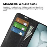 Premium Leather Wallet Stand Flip Case for Xiaomi 14T - Full Protection Phone Cover