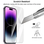 Stylish Glitter Ring Phone Case for iPhone 16 Pro Max with Clear Tempered Glass - Slim Fit & Shockproof UK