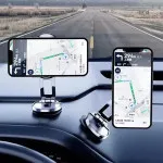 360° Rotating Universal Magnetic Car Phone Holder - Strong Dashboard Mount for iPhone, Samsung & More