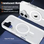 White MagSafe Case for iPhone 16 Plus - Premium Protection & Fast Wireless Charging