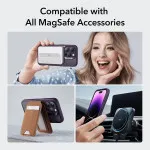 MagSafe Slim iPhone 14 Pro Max Case with 10 FT Drop Protection Shockproof Design in Matte Purple