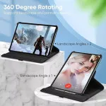 360° Rotating Smart Case for Apple iPad Mini A17 Pro 2024 (7th Generation) - Stylish Cover - UK