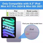 360° Rotating Smart Case for Apple iPad Mini A17 Pro 2024 (7th Generation) - Stylish Cover - UK