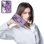 iPhone 15 Plus Case Purple - Mag-Safe Compatible, Magnetic, Grip & Camera Protection | UK