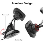 Magnetic Car Phone Holder Universal Adjustable Angle Mount Stand For All Smartphones