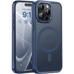 MagSafe iPhone 15 Pro Max Case - Slim Military-Grade Protection, Translucent Magnetic Cover