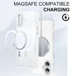 MagSafe Magnetic Case for iPhone 16, Shockproof Wireless Charging Cover, White | Loadbasket