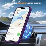 For iPhone 11 Purple MagSafe Ring Case – Ultimate Shockproof Defense
