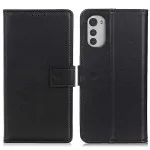 Moto E32 Wallet Case (2022) Magnetic Closure, Stand Function and Card Slot PU Leather Flip