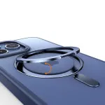 For iPhone 11 Pro MagSafe Ring Case Blue with Rotating Kickstand