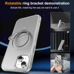 For iPhone 14 MagSafe Ring Case Grey – Ultimate, Protective & Functional