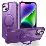 Protective iPhone 14 with Purple MagSafe Ring Case – Slim & Durable