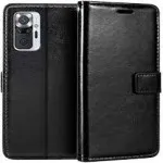 Xiaomi Redmi Note 11 Wallet Case (2022) Magnetic Closure, Stand Function and Card Slot PU Leather Flip