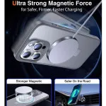 For iPhone 14 Pro Ring MagSafe Case - Grey | Secure & Stylish
