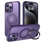 MagSafe Compatible Purple Ring Case For iPhone 14 Pro | Protective