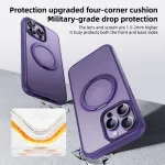 MagSafe Compatible Purple Ring Case For iPhone 14 Pro | Protective