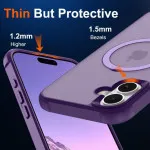 iPhone 16 Plus Purple Ring Case with MagSafe - Slim & Protective