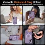 iPhone 16 Plus Purple Ring Case with MagSafe - Slim & Protective