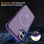 iPhone 16 Plus Purple Ring Case with MagSafe - Slim & Protective