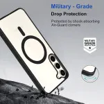 Magsafe Black Case For Samsung Galaxy S23 Phone Case- Protect and Power Up in Style
