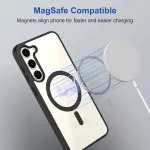Magsafe Black Case For Samsung Galaxy S23 Phone Case- Protect and Power Up in Style