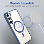 Samsung Galaxy S23 Magsafe Navy Blue Case with Durable, Stylish & Magnetic