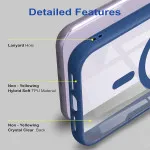 Samsung Galaxy S23 Magsafe Navy Blue Case with Durable, Stylish & Magnetic
