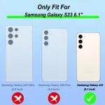 Premium White MagSafe Case for Samsung Galaxy S23 with Protect & Power Up in Style