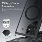 Samsung Galaxy S23 Ultra MagSafe Phone Case with Military-Grade Protection, Black