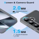 MagSafe-Compatible Samsung Galaxy S24 Plus Grey Case – Ultimate Shockproof Protection