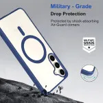 Samsung Galaxy S24 FE Navy Blue Case With MagSafe – Secure & Stylish Design