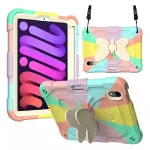 Butterfly Silicone Stand Cover for iPad Air 5th Gen 10.9 - Durable Tablet PC Armor Case