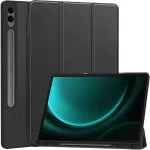 Case for Tablet Samsung Galaxy S10 Ultra in Smart Book Stand Cover - Black