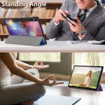 Samsung Galaxy Tab S10 Plus Smart Case with Foldable Book Stand and Protection - Galaxy Design