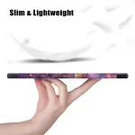 Samsung Galaxy S8 Plus Tablet Smart Case Galaxy Desing with Foldable Book Stand & Full Protection