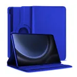 Samsung Galaxy Tab S9 case with 360° Rotating Adjustable Stand - Navy Blue Design