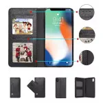 iPhone 16 Pro Magnetic Leather Wallet Case - Card Holder, RFID Protection, Slim Design