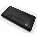 iPhone 16 Pro Magnetic Leather Wallet Case - Card Holder, RFID Protection, Slim Design