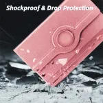 Durable 360° Rotating Samsung Galaxy S7 Tablet Case in Pink Design – Perfect for Any Angle